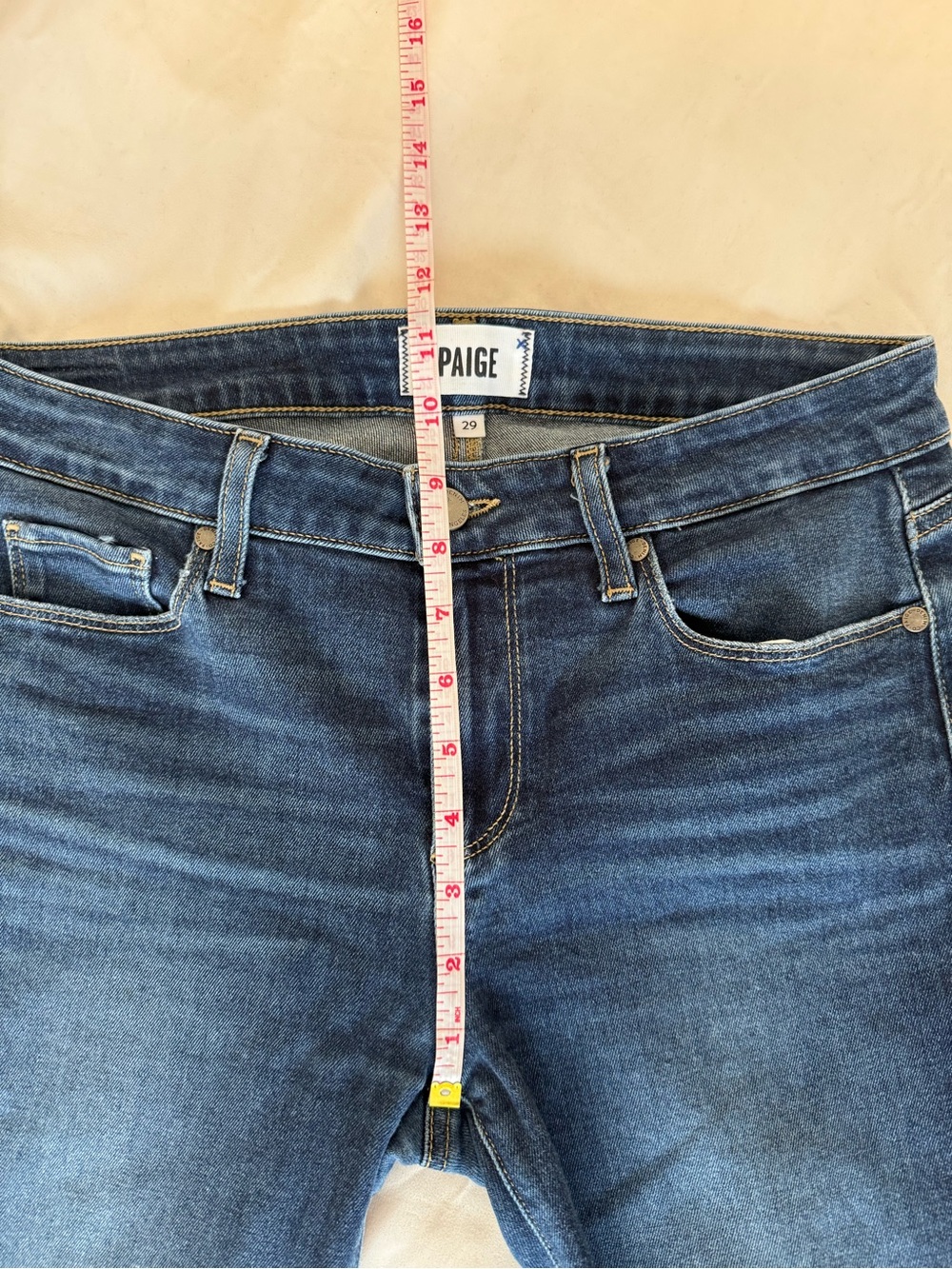 PAIGE Denim Verdugo Ankle in Darton Distressed Raw Frayed Hem Jeans Skinny 29 - Picture 6 of 11